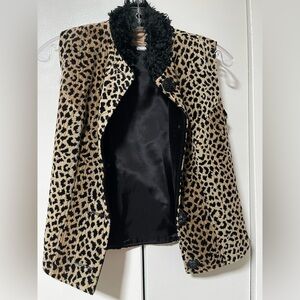 Vintage 90s Painted Pony Animal Print Sleeveless Vest